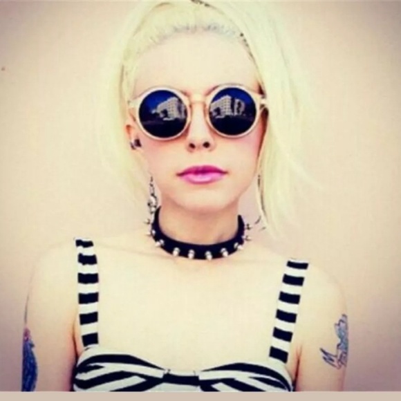 Black spike choker goth punk edgy look - Picture 8 of 8